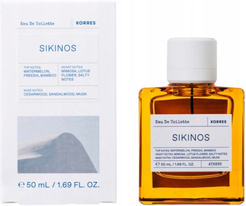 Korres Sikinos Woda Toaletowa damska zapach letni świeże kwiaty 50 ml