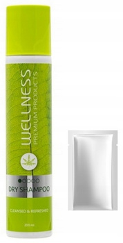 WELLNESS Dry Shampoo Suchy szampon do włosów, odświeża, 200ml + GRATIS