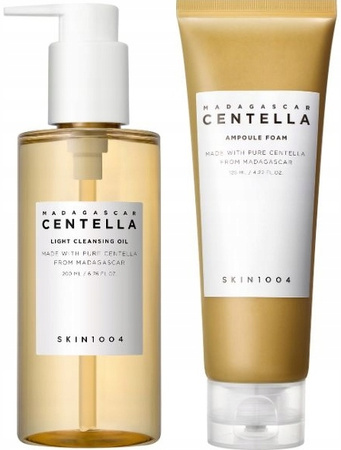 SKIN1004 Double Cleansing Zestaw: olejek 200ml + pianka 125 ml z centellą