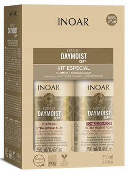 INOAR ABSOLUT DAYMOIST zestaw szampon + odżywka po keratynie 2x250ml
