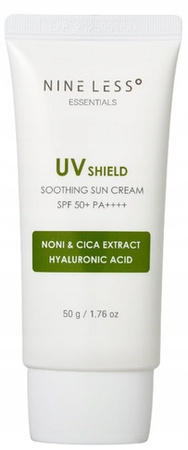 Nine Less Essentials UV Shield Soothing Sun Cream SPF50 Nawilżający Krem 50