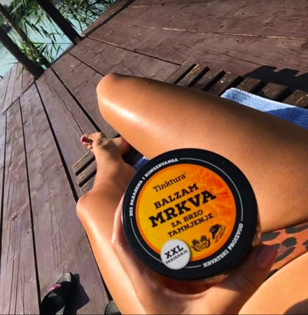 TINKTURA MRKVA XXL Carrot Balsam do opalania z chorwacji 10SPF 250ml 05.27