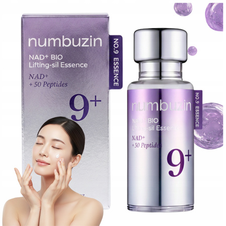 Esencja Liftingująca do twarzy anti-age Wygładza Numbuzin No.9 NAD Bio 30ml