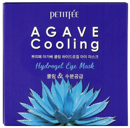 Nawilżające hydrożelowe płatki pod oczy 60szt Petitfee Agave Cooling