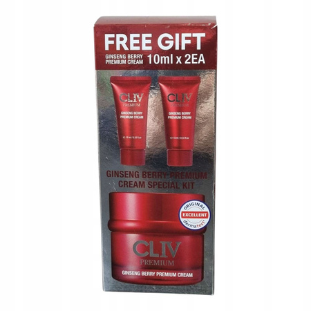 CLIV Ginseng Premium Lifting Cream zestaw kremów odżywczych 50 ml + 2x10 m