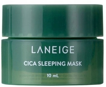 LANEIGE Lip Berry Ex 3g +Water EX 15ml +Cica 10ml zestaw 3 x Sleeping Mask