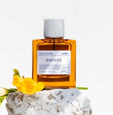 Korres Sikinos Woda Toaletowa damska zapach letni świeże kwiaty 50 ml