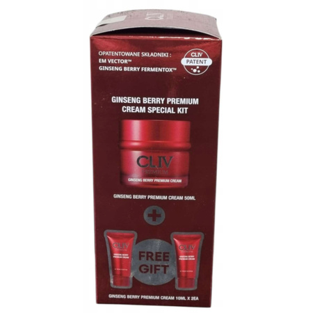 Zestaw prezentowy Koreańskich Kremów do twarzy 50ml 2x10ml CLIV premium