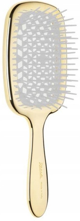 JANEKE SUPERBRUSH Premium Szczotka do włosów złoto biała NORMAL