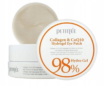PETITFEE 98% Collagen Coenzyme Q10 Płatki pod oczy nawilżające 60szt.