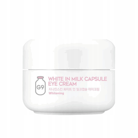 Krem pod oczy Rozjaśniający cienie G9Skin White in milk Capsule 30ml