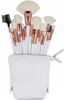 ilu Basic Set 18 Makeup Brushes Zestaw 18 pędzli do makijażu + etui białe