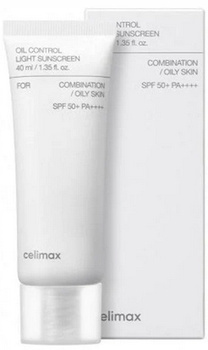 Celimax Oil Control Sunscreen SPF50+ Krem z filtrem do skóry tłustej 40ml
