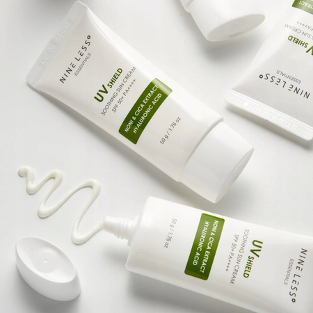 Nine Less Essentials UV Shield Soothing Sun Cream SPF50 Nawilżający Krem 50