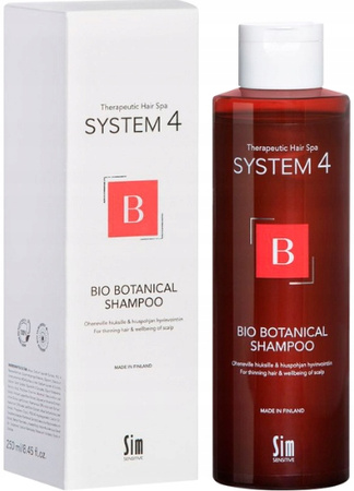 Sim Sensitive System 4 B Bio Botanical Shampoo na wypadanie włosów 250ml