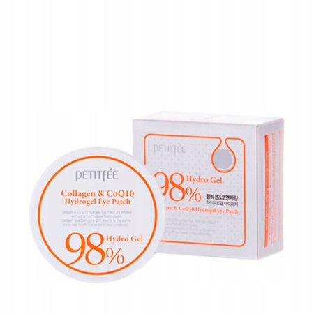 PETITFEE 98% Collagen Coenzyme Q10 Płatki pod oczy nawilżające 60szt.