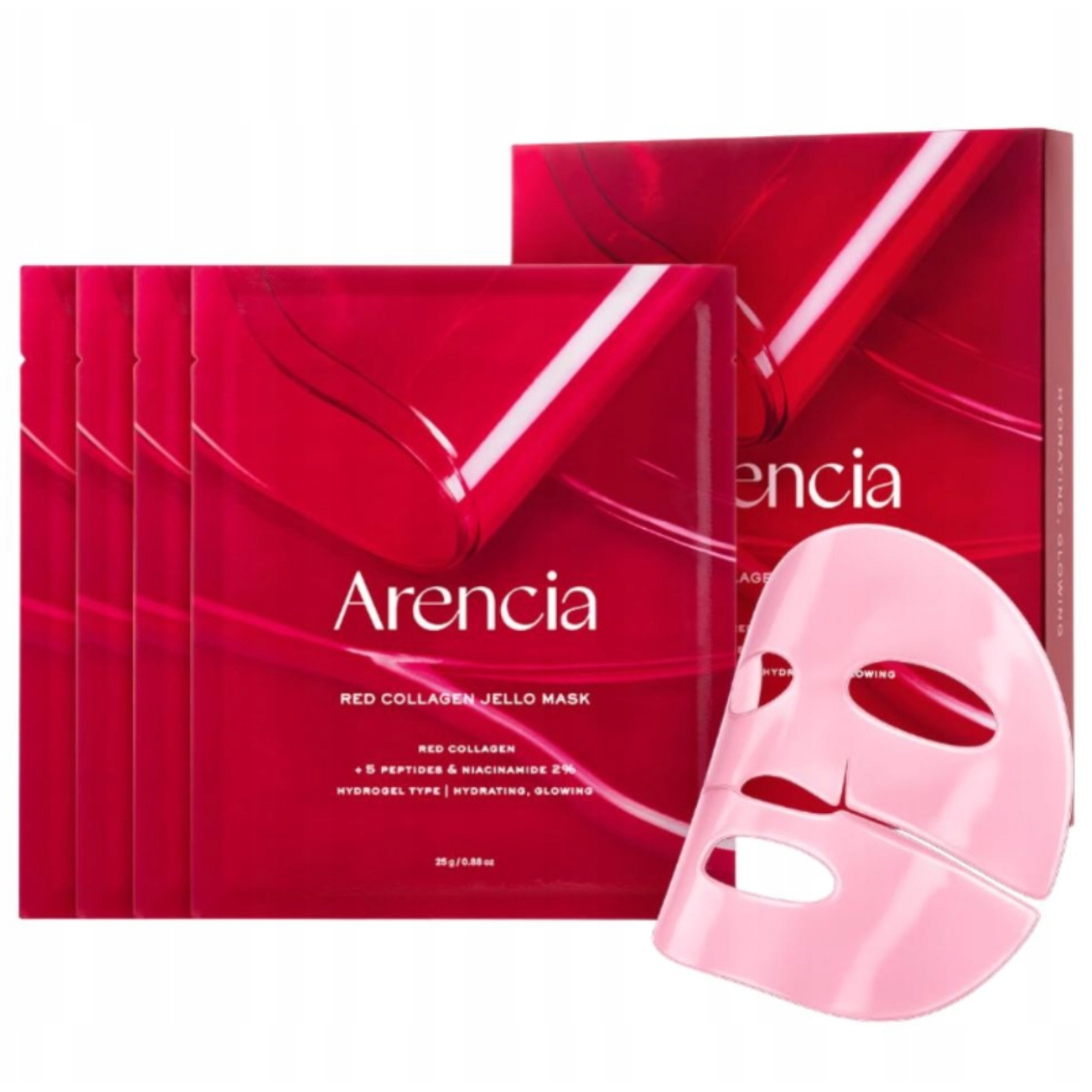 Maska Żelowa do twarzy z Kolagenem efekt liftingu Anti-Aging Arencia 4szt pol_pl_Maska-Zelowa-do-twarzy-z-Kolagenem-efekt-liftingu-Anti-Aging-Arencia-4szt-2204_1