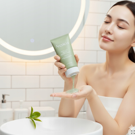 Żel Oczyszczający do mycia twarzy Koreański Arencia green tea LHA 150ml