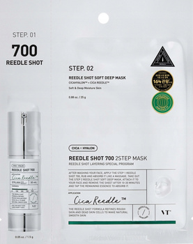 VT Cosmetics Reedle Shot 700 1,5g + 2Step Mask Maska w Płachcie 25g/1szt