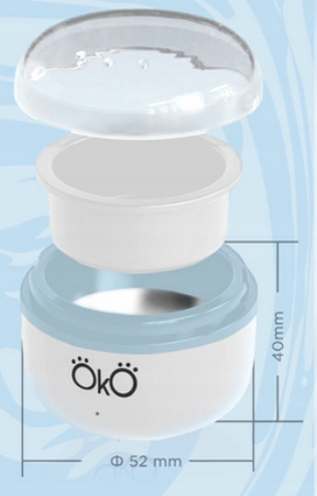 Podgrzewacz do wosku w puszce przenośny Mini Wax Heater Biały na USB-C OkO