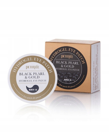 Petitfee Black Pearl & Gold Eye Patch płatki pod oczy rozjaśniające 60szt