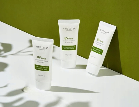 Nine Less Essentials UV Shield Soothing Sun Cream SPF50 Nawilżający Krem 50