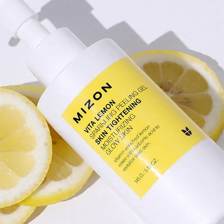Mizon Vita Lemon Sparkling Peeling Gel, enzymatyczny, oczyszczający 145ml
