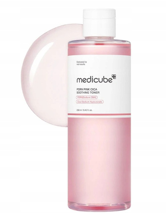 Łagodzący tonik z peptydami Medicube PDRN Pink Cica Soothing Toner  250ml