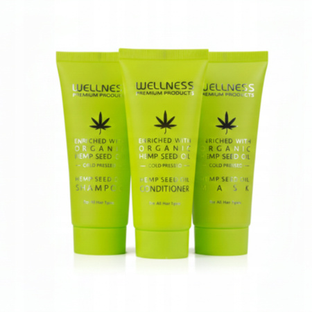 Zestaw Prezentowy Nawilżający do włosów Mini 3x50ml Wellness travel set