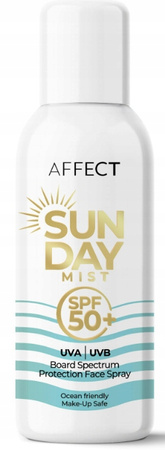 Affect SunDay Mist SPF 50+ mgiełka ochronna twarz, lekka, UV 75ml