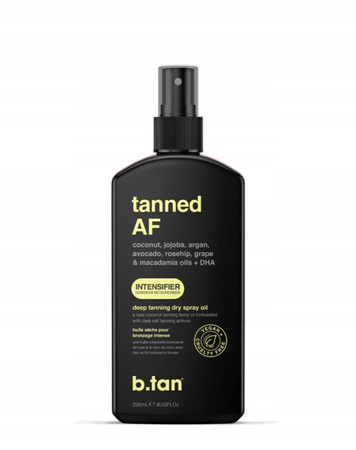 b.tan Tanned AF Tanning Oil nawilżający olejek przyspieszacz opalania 236ml