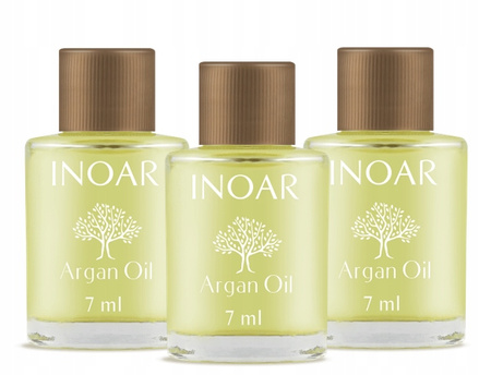 Olejek INOAR ARGAN OIL bez spłukiwania 3x7ml