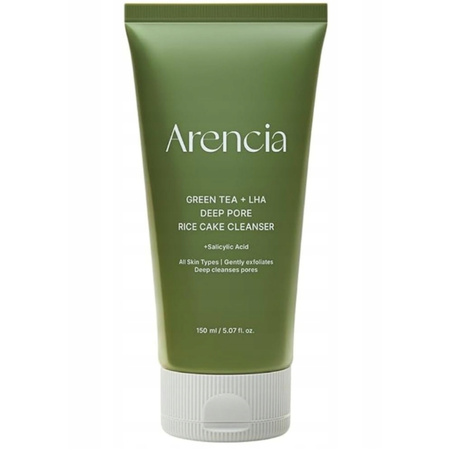 Żel Oczyszczający do mycia twarzy Koreański Arencia green tea LHA 150ml