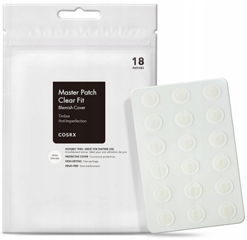 COSRX Clear Fit Master Patch ultra cienkie plasterki na wypryski 18 szt.