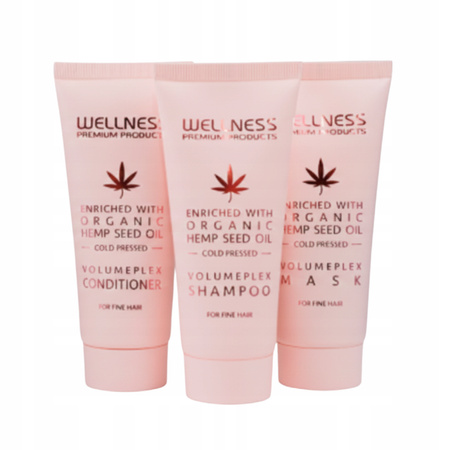 Zestaw Prezentowy Nawilżający do włosów cienkich Mini 3x50ml Wellness