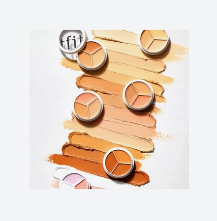 Tfit Cover Up Pro Concealer 3w1 paletka korektor bronzer WARM 36g