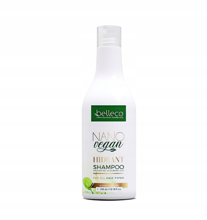 BELLECO VEGAN Zestaw Szampon + odżywka po zabiegu nanoplastii 2x 300ml