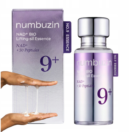 Esencja Liftingująca do twarzy anti-age Wygładza Numbuzin No.9 NAD Bio 30ml