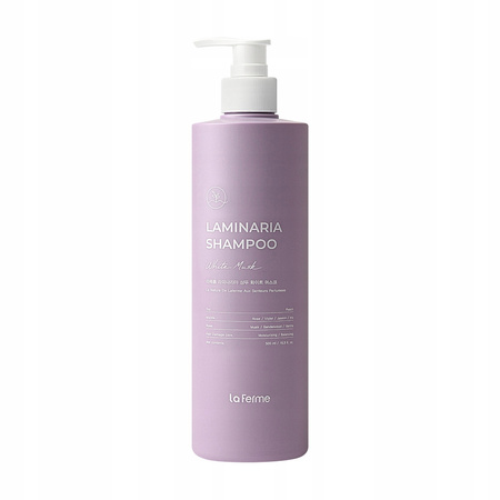 LAFERME Laminaria Shampoo White Musk szampon bez SLS, białe piżmo 500ml