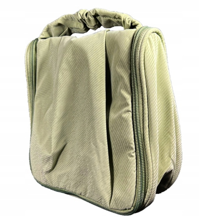 Kosmetyczka wisząca podróżna wodoodporna organizer seledynowa 20x9x19cm
