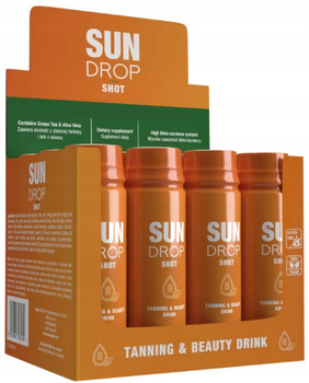 Sun Drop Shot eliksir dla pięknej i zdrowej opalenizny BOX pakiet 12szt