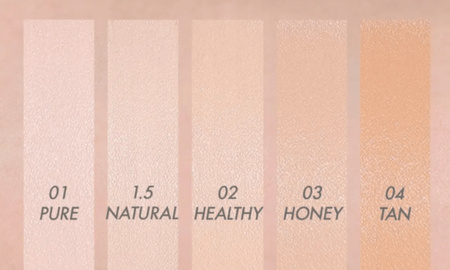 AMUSE Dew Power Vegan Cushion #03 Honey SPF50+ ciepły średni beż 15g