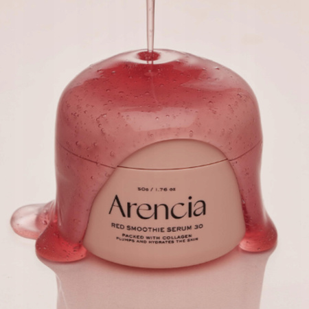 Serum do twarzy Rewitalizujące z Kolagenem wit C Arencia red smoothie 50g