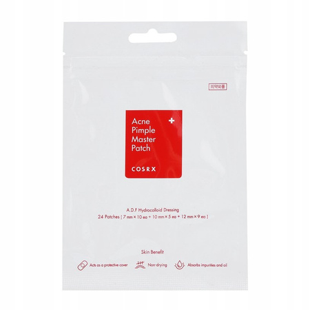 COSRX Acne Pimple Master Patch Wysuszające gojące plastry na wypryski 3x24