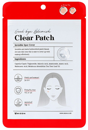 MIZON Good Bye Blemish Clear Patch Dyskretne plasterki na wypryski 44szt