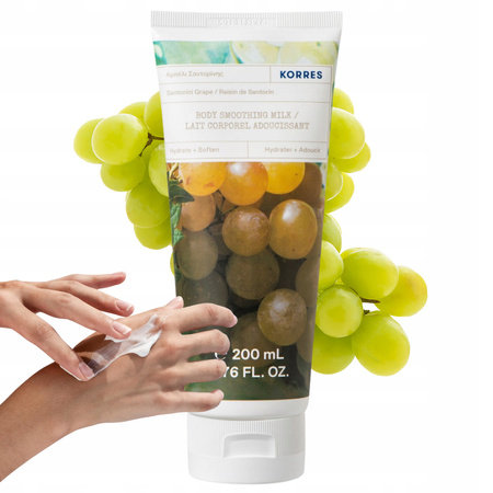 Mleczko do ciała Nawilża Korres Santorini Grape Body Smoothing Milk 200ml