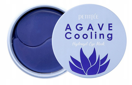 Nawilżające hydrożelowe płatki pod oczy 60szt Petitfee Agave Cooling