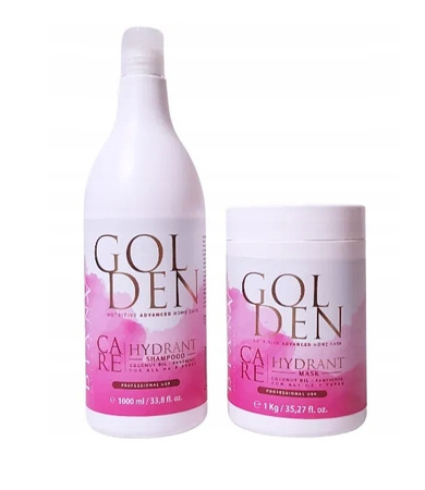 Zestaw po nanoplastii szampon maska 1kg DIANA GOLDEN olejek regenerujący