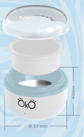 Podgrzewacz do wosku w puszce przenośny Mini Wax Heater Czarny na USB-C OkO