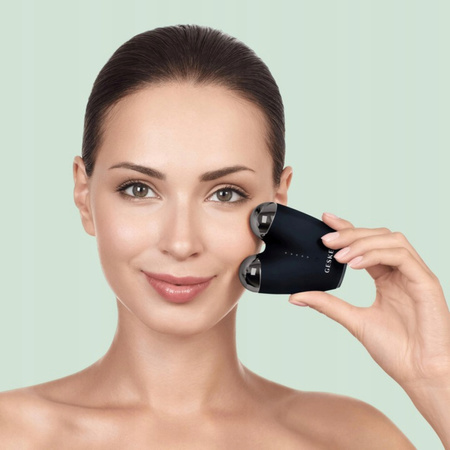 Masażer Liftingujący do twarzy z Mikroprądami 6w1 aplikacja GESKE czarny